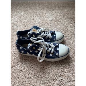 Converse All Star Low Top polka dot sneakers